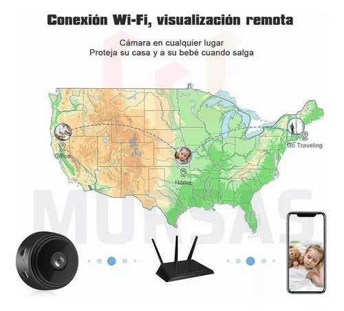 COMBO 2 CAMARAS MINI ESPIA WIFI A9