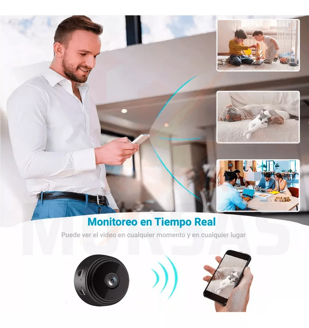 COMBO 2 CAMARAS MINI ESPIA WIFI A9