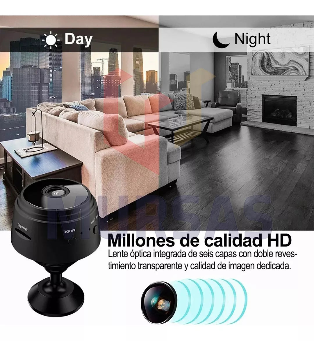 COMBO 2 CAMARAS MINI ESPIA WIFI A9