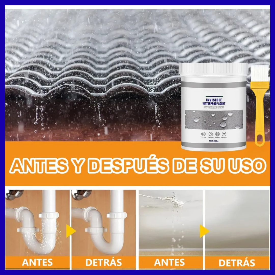 SELLADOR IMPERMEABILIZANTE INVISIBLE 500 ML+ BROCHA INCLUIDA