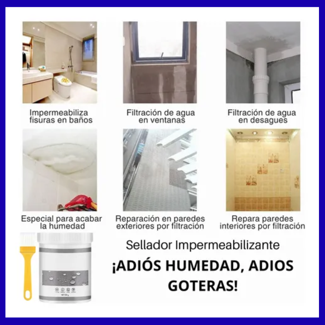 SELLADOR IMPERMEABILIZANTE INVISIBLE 500 ML+ BROCHA INCLUIDA