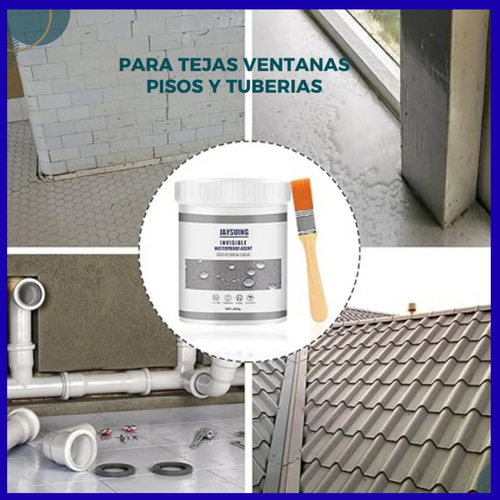 SELLADOR IMPERMEABILIZANTE INVISIBLE 500 ML+ BROCHA INCLUIDA