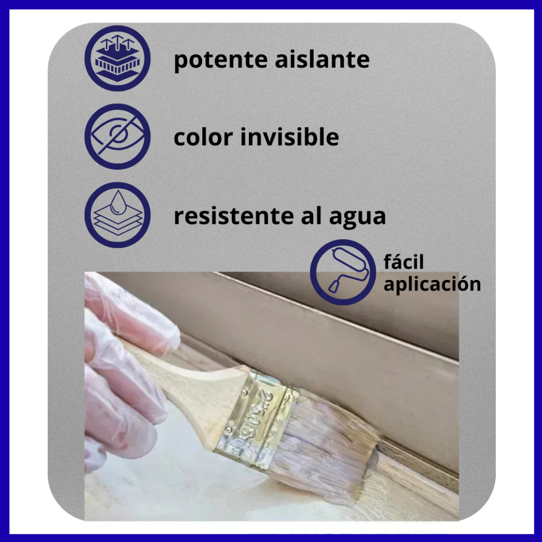 SELLADOR IMPERMEABILIZANTE INVISIBLE 500 ML+ BROCHA INCLUIDA