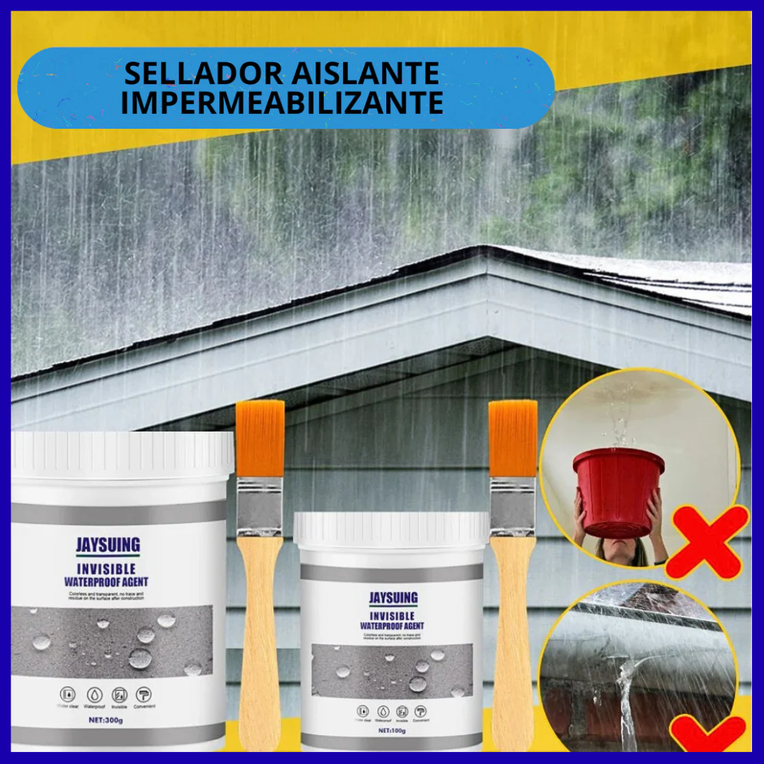 SELLADOR IMPERMEABILIZANTE INVISIBLE 500 ML+ BROCHA INCLUIDA