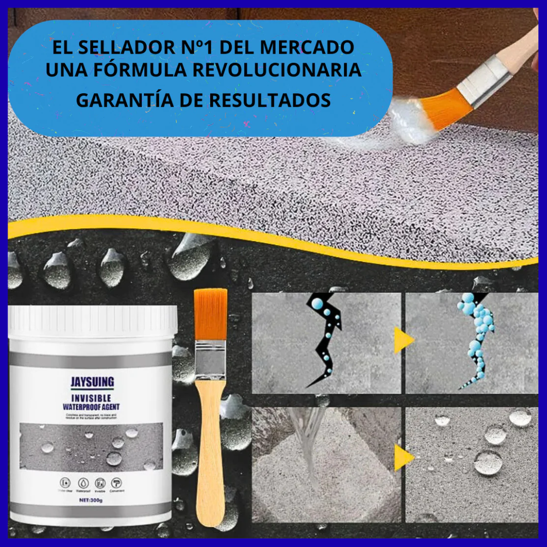 SELLADOR IMPERMEABILIZANTE INVISIBLE 500 ML+ BROCHA INCLUIDA