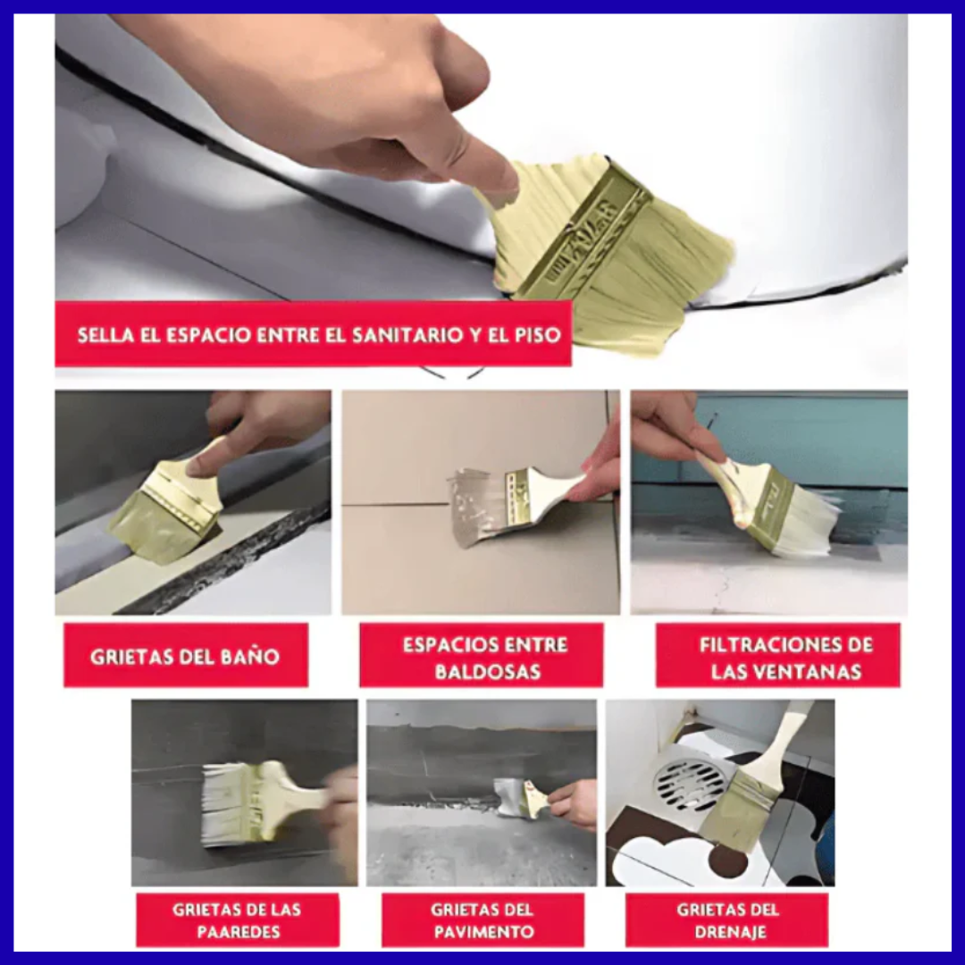 SELLADOR IMPERMEABILIZANTE INVISIBLE 500 ML+ BROCHA INCLUIDA