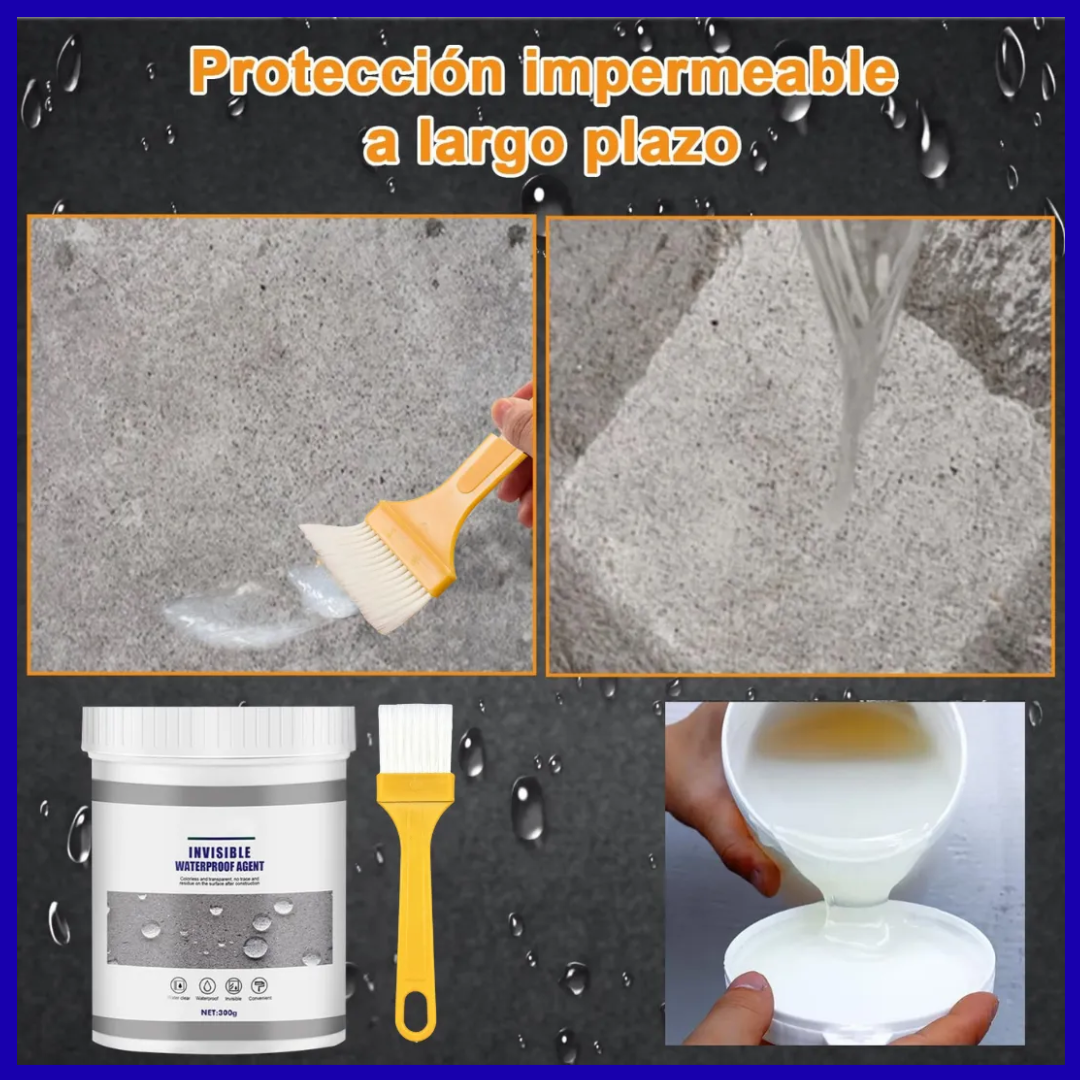 SELLADOR IMPERMEABILIZANTE INVISIBLE 500 ML+ BROCHA INCLUIDA