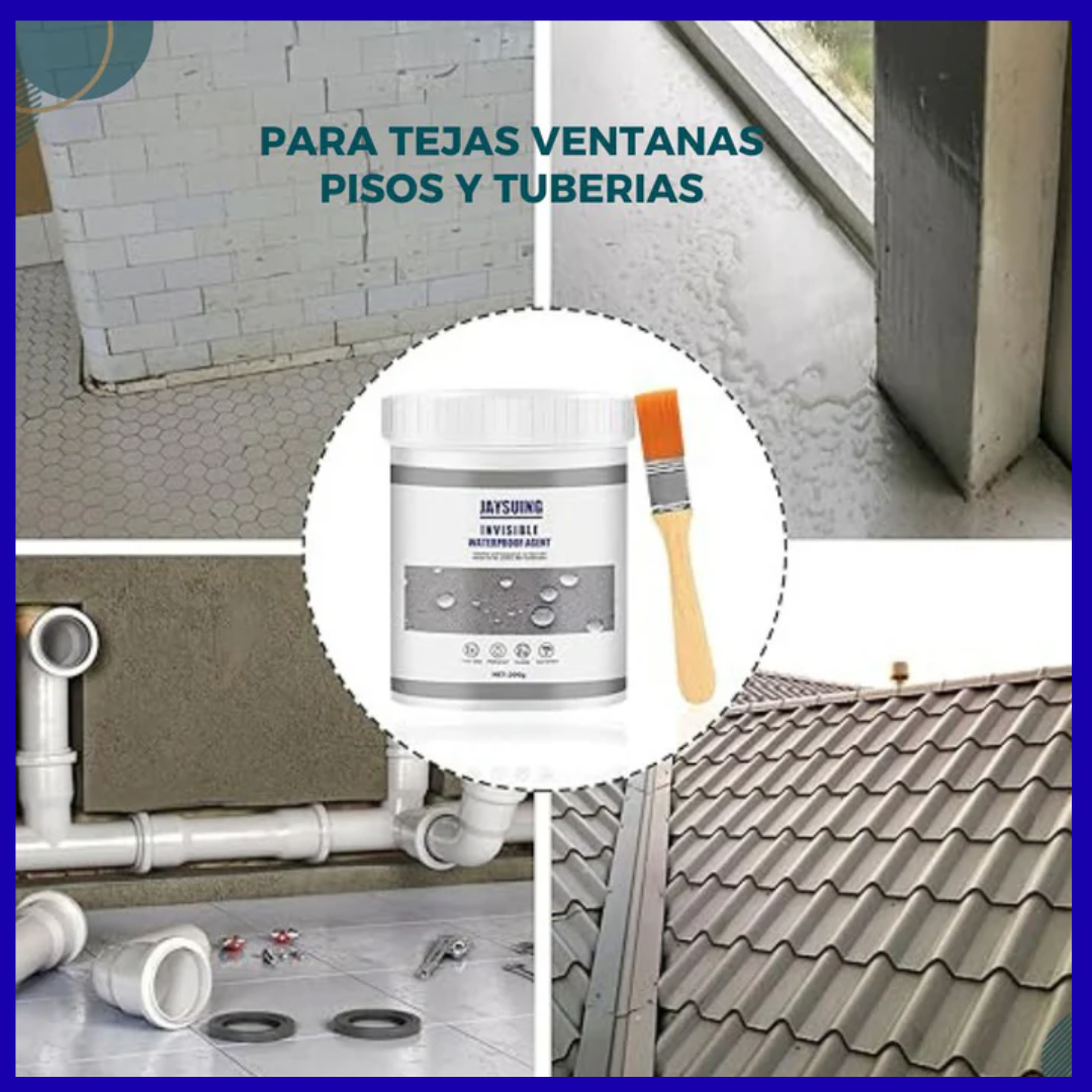 SELLADOR IMPERMEABILIZANTE INVISIBLE 500 ML+ BROCHA INCLUIDA