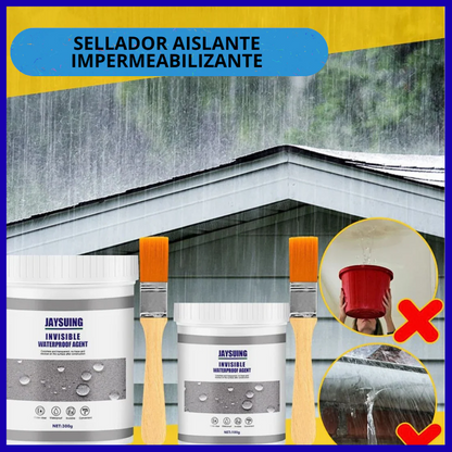 SELLADOR IMPERMEABILIZANTE INVISIBLE 500 ML+ BROCHA INCLUIDA