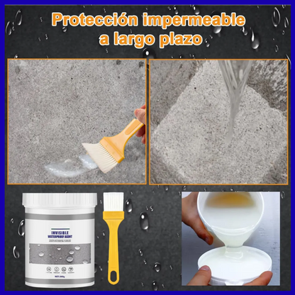 SELLADOR IMPERMEABILIZANTE INVISIBLE 500 ML+ BROCHA INCLUIDA